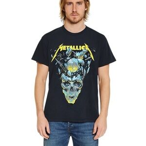 Metallica M72 World Tour T Shirt XL Black 100% Cotton